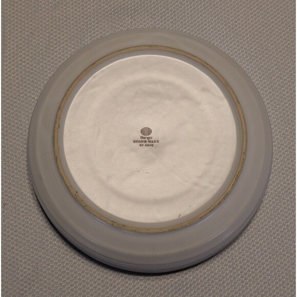 VTG Sango By Koyo Retro Serving Bowl Stoneware 9 inches Diameter 2.5 in Height - Picture 3 of 5